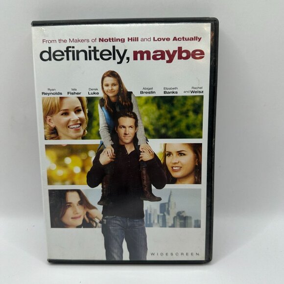 Definitely Maybe DVD Ryan Reynolds Universal Romantic Comedy Widescreen PG 13 - Picture 1 of 3